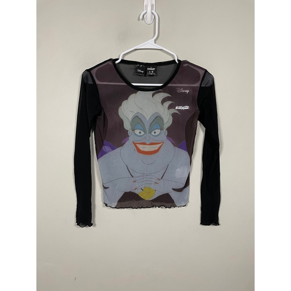 Cakeworthy Disney Ursula Mesh Long Sleeve Size Large Villains Little Mermaid